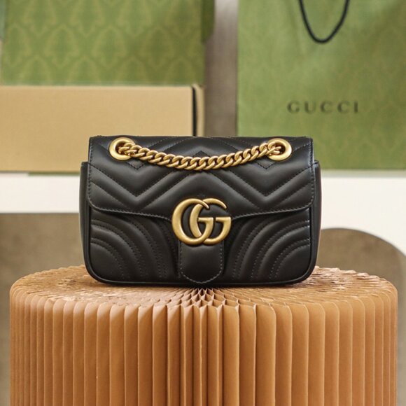 Gucci GG Marmont Mini Shoulder Bag - Picture 1 of 1